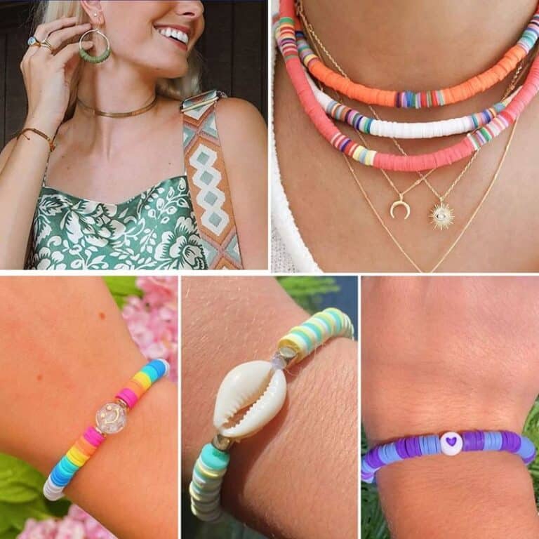 Kit Création Bijoux Enfants - Bracelets Perles Breloques, Cadeau Filles 4-12 Ans (boîte Cadeau)