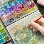 Peinture aquarelle métallique - 98 couleurs 5