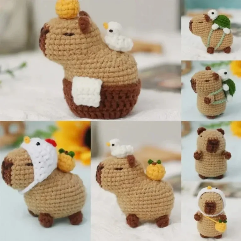 Kit Macramé Capybara DIY pour débutant 2